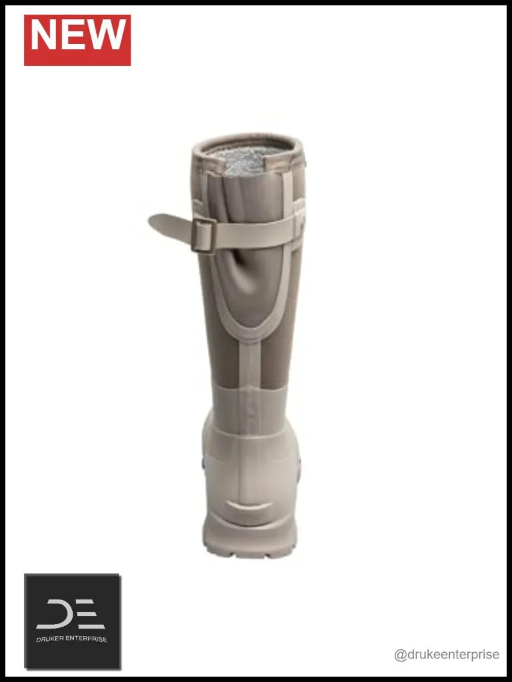 Waterproof Knee-High Snow Boots with Fleece Lining